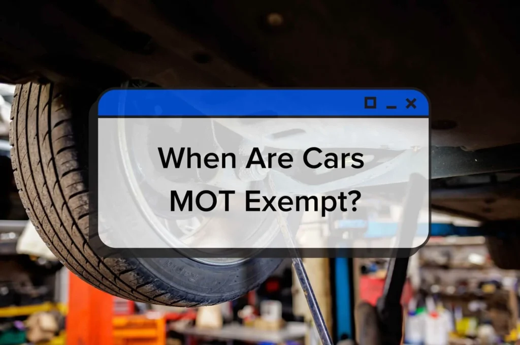 MOT exempt vehicles UK classic car inspection