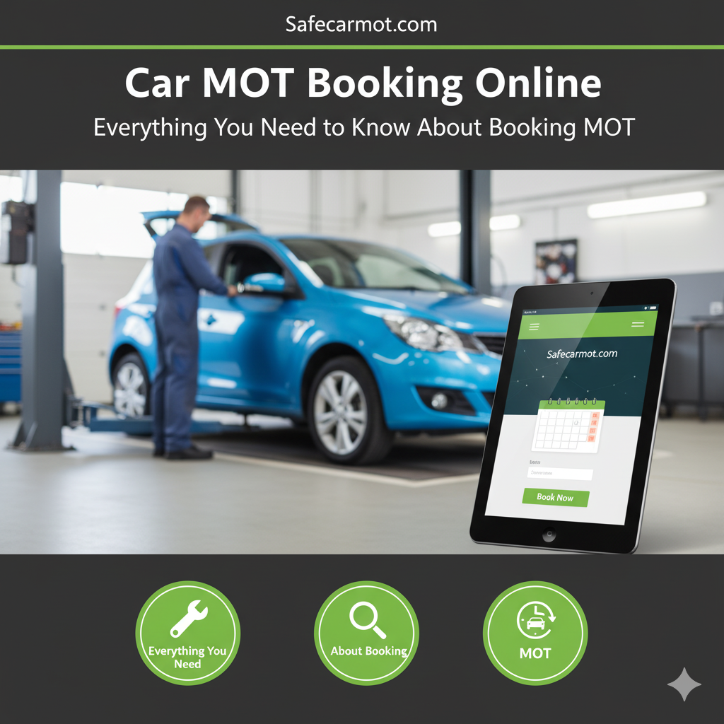 Car MOT Booking Online made easy — learn how to book MOT online, choose the best approved MOT centres, avoid MOT failure, secure an MOT online appointment,